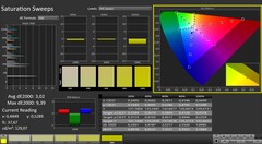 CalMAN: Color saturation