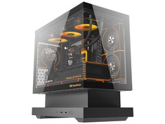 Черный вариант корпуса Standard Edition Floatron F1 mATX. (Источник изображения: darkFlash)