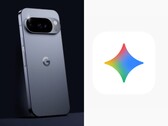Телефон Google Pixel с тройными камерами (слева) рядом с красочным логотипом Gemini AI (справа). (Источник изображения: неофициальные иллюстрации)