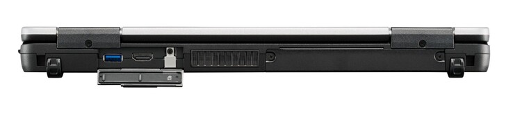 Задняя сторона: USB 3.1 Gen. 1 Type-A, HDMI, Nano-SIM