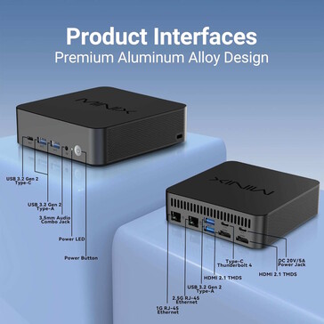 Thunderbolt 4 также доступен (Источник изображения: Minix)