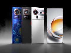 Nubia Z80 Ultra в нескольких цветах для глобального запуска. (Источник изображения: Nubia)