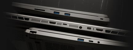 Порты ноутбука (Источник изображения: Tuxedo)