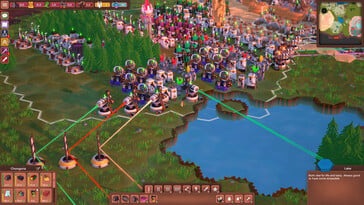 На снимке: скриншот игрового процесса из игры Scorchlands.