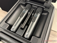 два микрофона под крышкой...