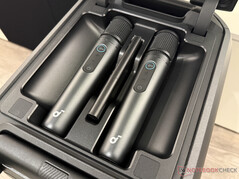 два микрофона под крышкой...