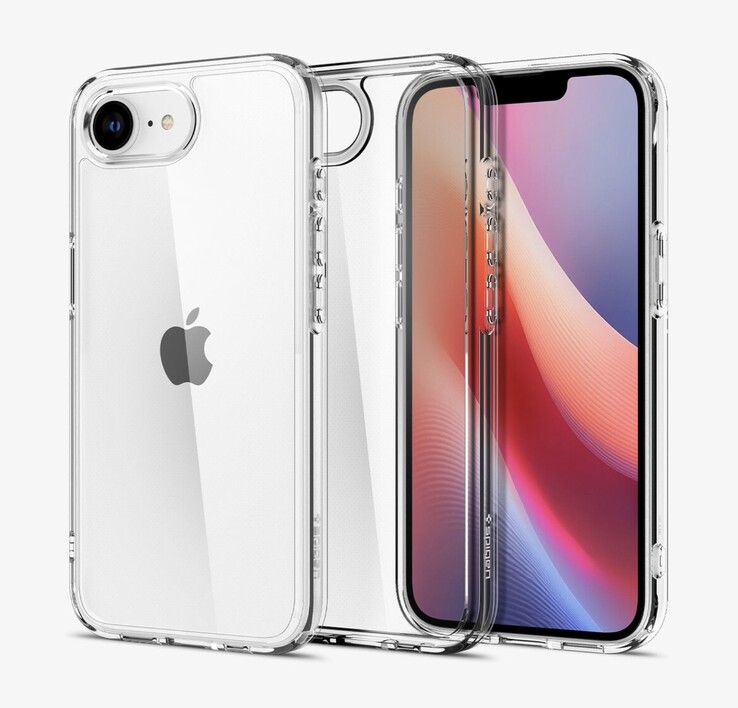 Изображения Apple iPhone SE 4 просочились в сеть благодаря производителю аксессуаров. (Источник изображения: Spigen)