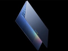 Взгляд на дизайн Google Googlebook с видимой панелью Glowbar.
