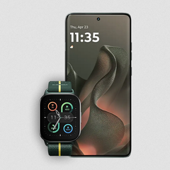 Motorola Edge 2025 и Moto Watch Fit. (Источник изображения: Motorola)