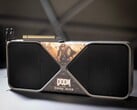 На конкурс выставлен графический процессор GeForce RTX 5090, посвященный Doom: The Dark Ages (источник изображения: Nvidia)