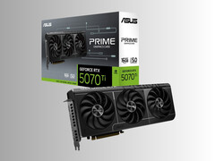 Показан Asus RTX 5070 Ti Prime (Источник изображения: Asus)