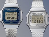 На фотографии представлены модели Casio ABL-100WE-2A (слева) и ABL-100WE-7A (справа).