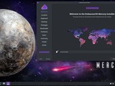 Рабочий стол EndeavourOS 2025.02.08 Mercury с запущенным приложением установки (Источник изображения: EndeavourOS)