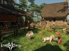 Официальный рекламный арт Enshrouded 1.0.