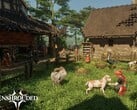 Официальный рекламный арт Enshrouded 1.0.