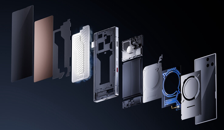 Продуманное решение для охлаждения RedMagic 11 Pro. (Источник изображения: RedMagic)