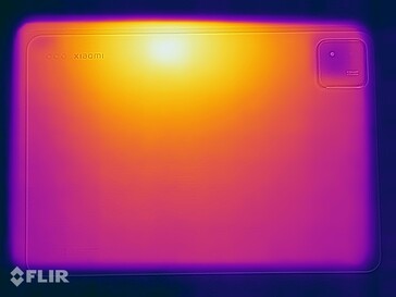 Температура поверхности Xiaomi Pad 7: Внизу
