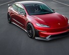 Tesla Model 3 Performance с послепродажным комплектом Aero Kit. (Источник изображения: Unplugged Performance/X)