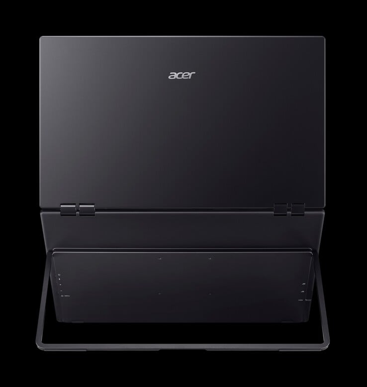 Acer PD243Y E вид сзади. (Источник изображения: Acer)