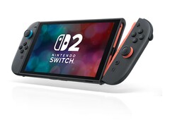 Портативное устройство Nintendo Switch 2 с красным и синим контроллерами Joy-Con. (Источник изображения: Nintendo)