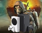 Баннер игры «S.T.A.L.K.E.R. 2: Сердце Чернобыля» с изображением консолей Xbox