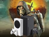 Баннер игры «S.T.A.L.K.E.R. 2: Сердце Чернобыля» с изображением консолей Xbox