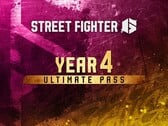 Официальный рекламный логотип набора «Ultimate Pass» для 4-го года игры Street Fighter 6.