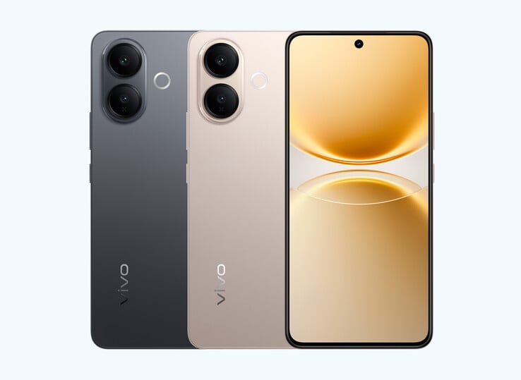 Vivo V70 Lite выпускается в золотом и черном цветах