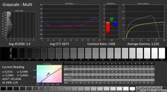 CalMAN: Grayscale tracking