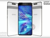 Рендер предполагаемого Galaxy A90. (Изображение: WaqarKhanHD)