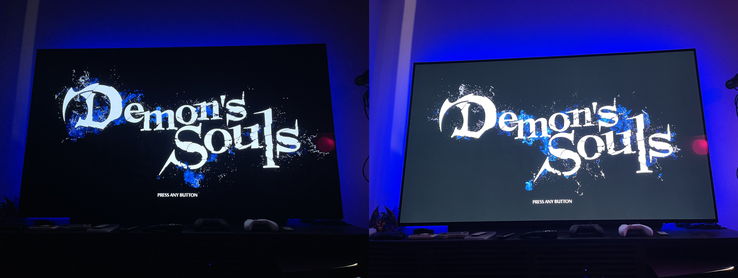 Demon's Souls в формате HDR (слева) и в стандартном SDR (справа) (Изображение: Tim Rogers)