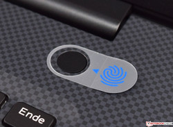 Кнопка питания со встроенным сканером отпечатков пальцев