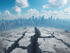 Сгенерированное искусственным интеллектом изображение, изображающее линию разлома в Мехико. (Источник изображения: Attasit, Adobe Stock)