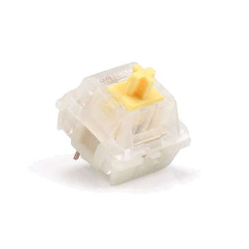 Выключатели Gateron Caps Milky Yellow. (Источник изображения: KBDfans)
