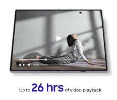 Продолжительность воспроизведения видео на Z Fold8