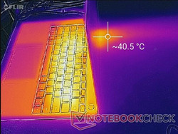 Задняя часть MateBook X Pro во время игры в Ведьмак 3