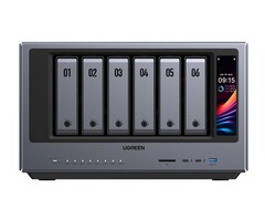 IDX6011 Pro - новый мощный NAS с функциями искусственного интеллекта и встроенным дисплеем (Источник изображения: Ugreen)