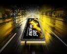 На изображении представлен накопитель Thor Ultra от компании Lexar — это SSD-накопитель формата M.2 2280 с интерфейсом PCIe 5-го поколения, на верхней части которого наклеена желтоватая наклейка