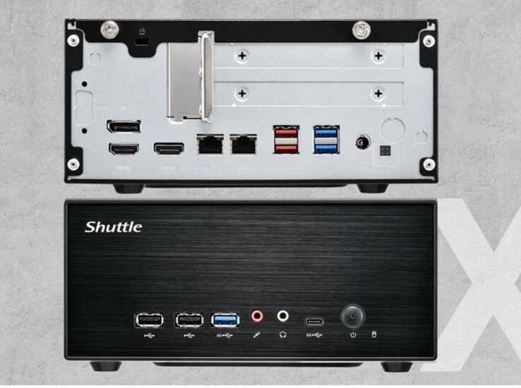 Мини-ПК Shuttle XH860G2 оснащен большим количеством портов, включая двойной Ethernet.