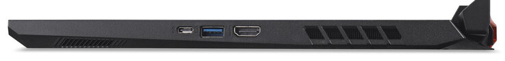 Правая сторона: USB 3.2 Gen 2 (Type C), USB 3.2 Gen 2 (Type A), HDMI