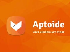 Официальный логотип и фирменный стиль магазина приложений Aptoide для Android.