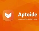 Официальный логотип и фирменный стиль магазина приложений Aptoide для Android.