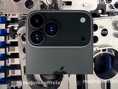 Apple iPhone 17 Pro, скорее всего, будет оснащен матрицей камер, вдохновленной Pixel. (Источник изображения: @MajinBu, FPT via YouTube)