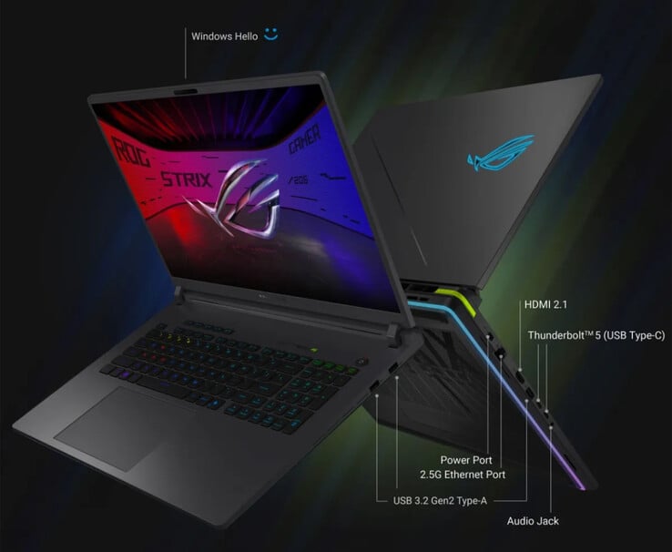 Компания Asus также оснастила модель ROG Strix G16 2026 аккумулятором емкостью 90 Вт·ч, поддерживающим зарядку мощностью 280 Вт.