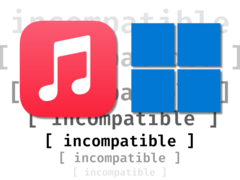 Apple Музыка и Windows действительно кажутся несовместимыми - Apple проделала халтурную работу по переносу одного из своих ключевых приложений на самую популярную в мире ОС для ПК. (Источник изображения: Apple, Microsoft, Anubhav Sharma - Notebookcheck)