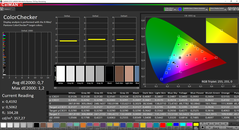 CalMAN ColorChecker (после калибровки)