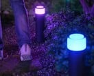 Светильник на ножке Philips Hue Calla Large на открытом воздухе появился в США. (Источник изображения: Philips Hue)