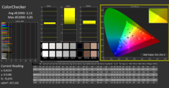 CalMAN: ColorChecker (после калибровки)