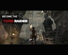 Геймплей Tomb Raider, запущенный на iPhone или iPad, показывает, как Лара Крофт исследует руины храма с помощью сенсорного управления на экране