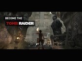 Геймплей Tomb Raider, запущенный на iPhone или iPad, показывает, как Лара Крофт исследует руины храма с помощью сенсорного управления на экране